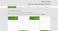 Desktop Screenshot of ohmowerservices.co.uk
